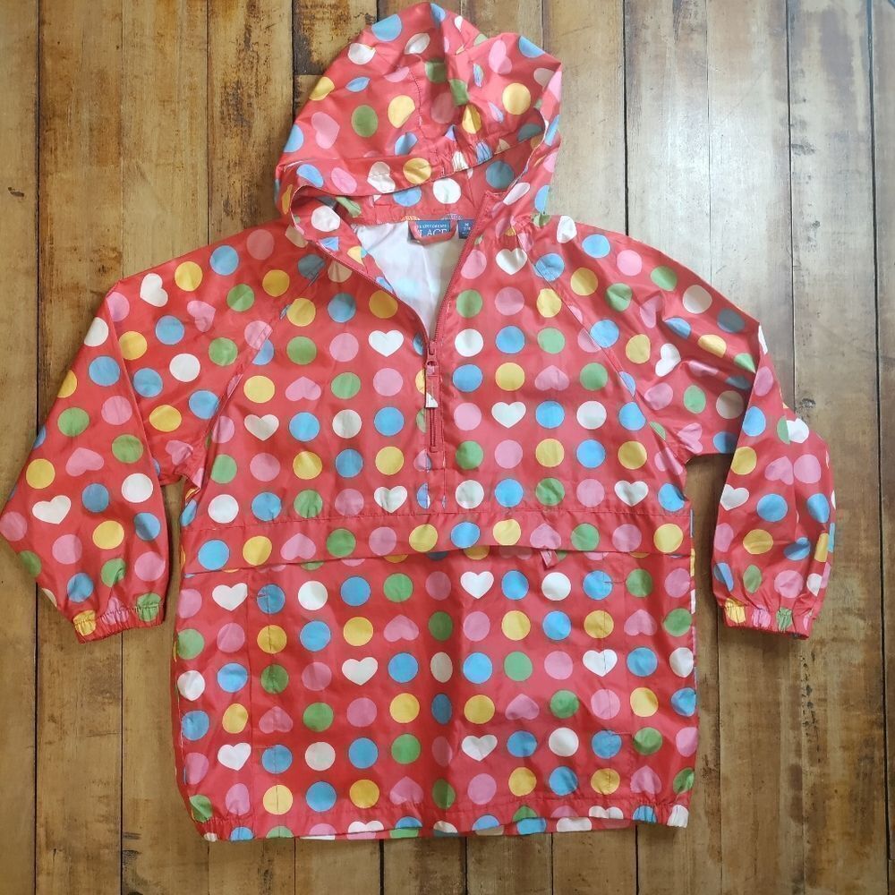 Children's Place Jacket Anarok size 7 to 8 pink windbreaker Vintage packable Y2K